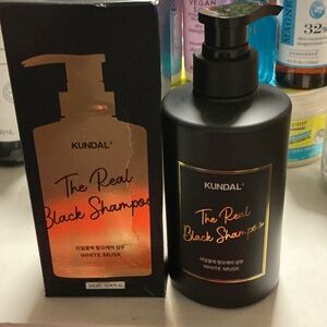 KUNDAL The Real Black Shampoo - White Musk (Black & Gold)